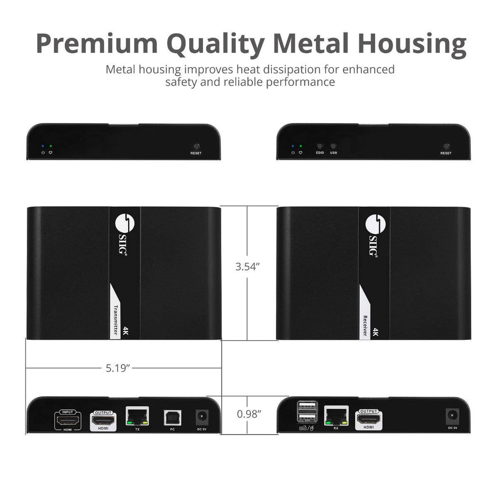 HDMI 4K30Hz KVM over Cat 6 A/V/USB Extender N262525