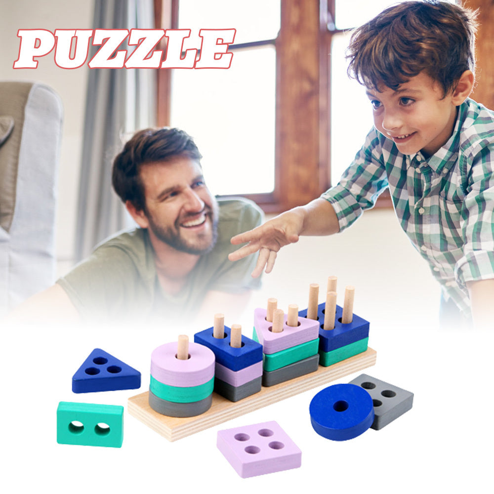 Wooden Sorting and Stacking Toys X97070