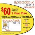 Wireless Plan Prepaid GSM SIM Card Y821