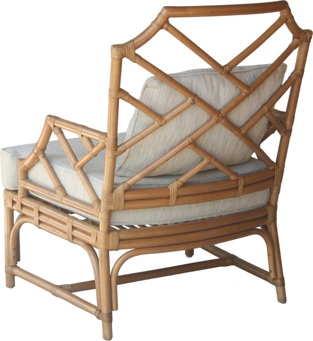 Rattan Accent Arm Chair, Canary Brown L5513