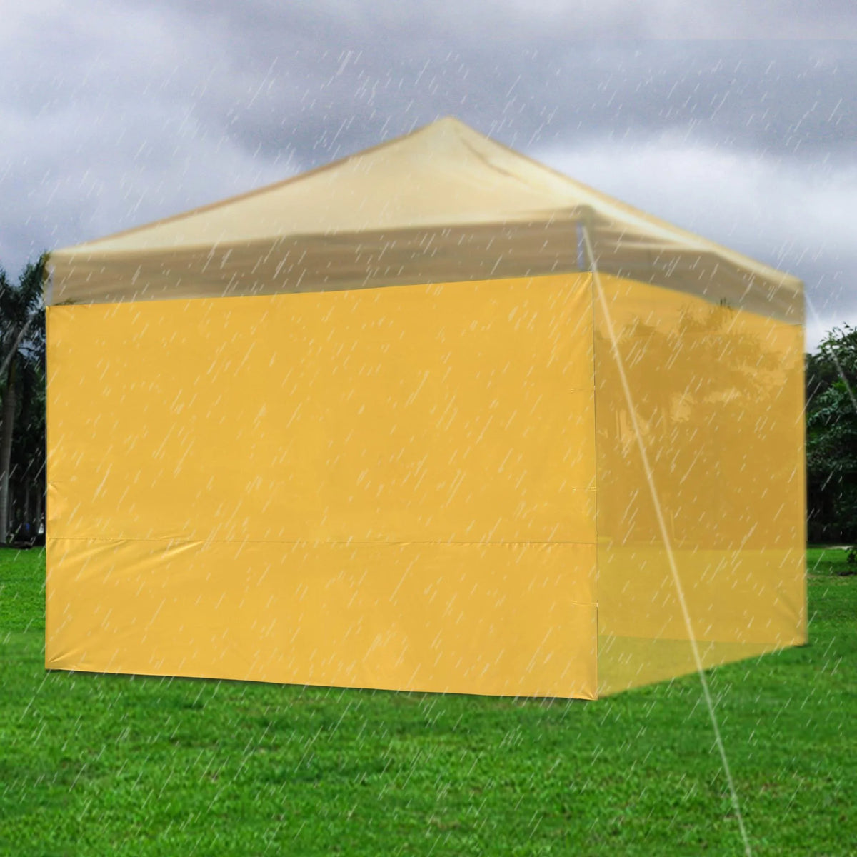 UV-Resistant Mineral Yellow Side Wall for EZ Canopy Gazebo Q48962