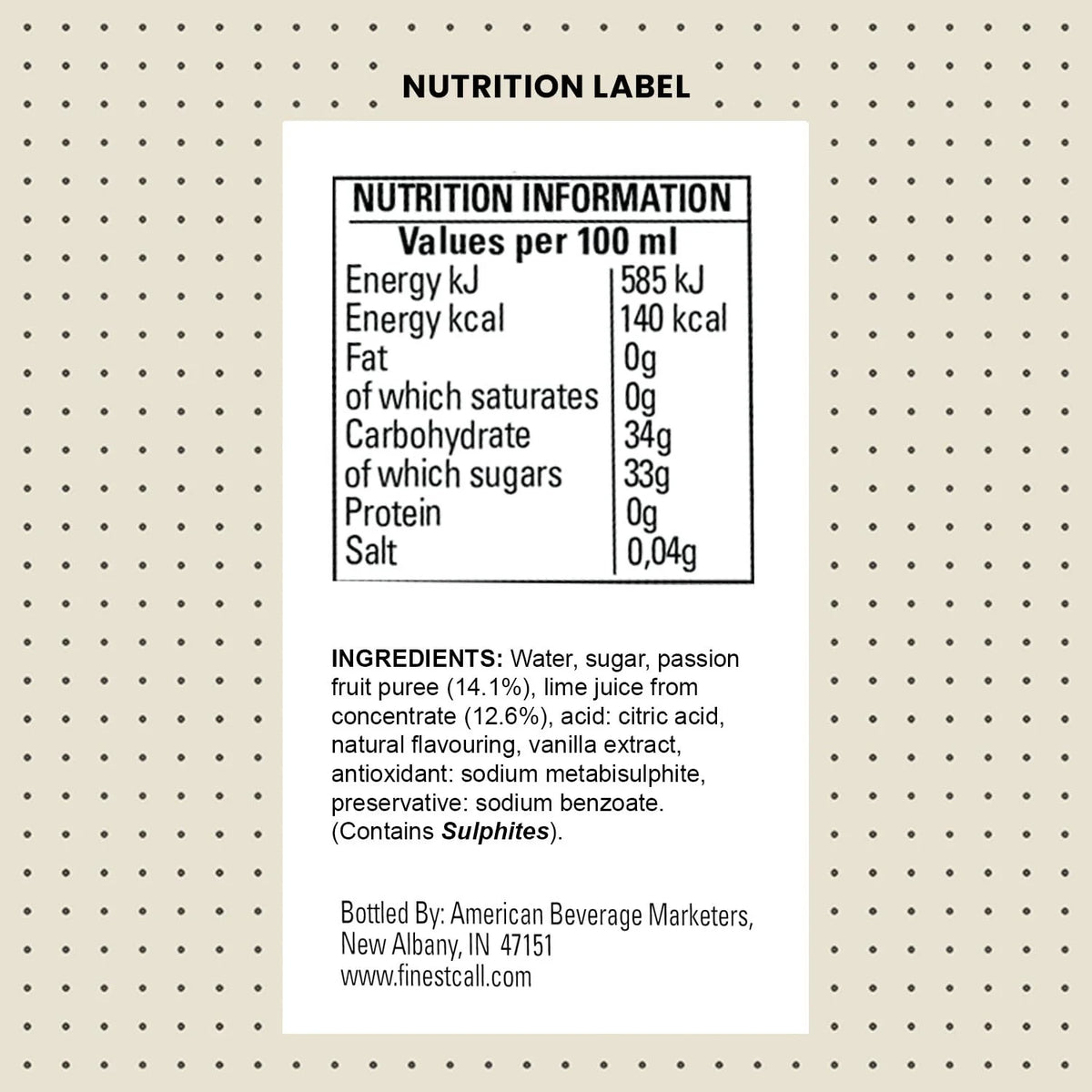 Pornstar Martini Drink Mix, 1 Liter Bottle (33.8 Fl Oz), Pack Of 3 N45536
