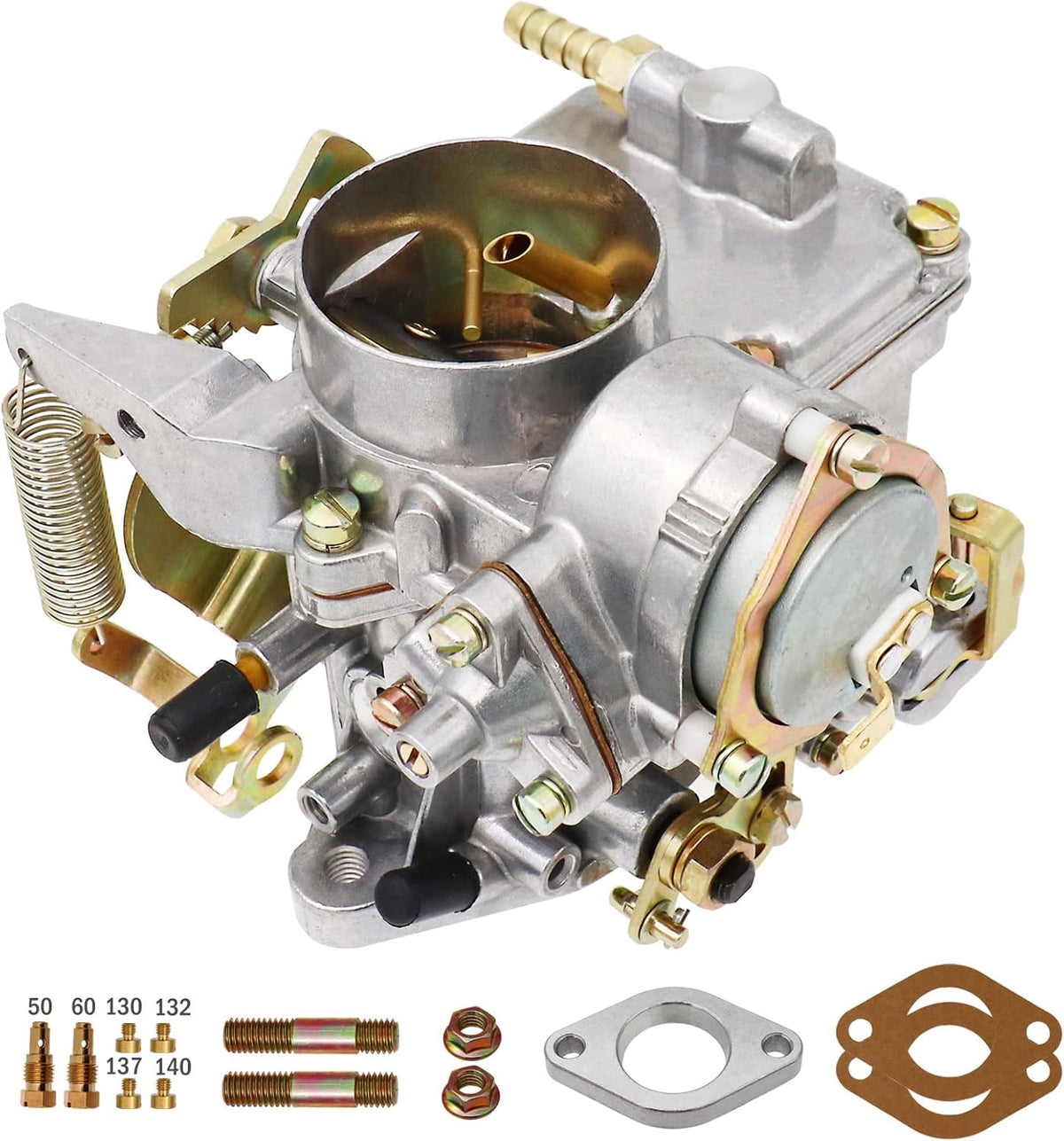 Carburetor 39 PICT Dual Port 1600cc Engine 12V Air Cooled Type 1 Engines Automatic Choke X6672