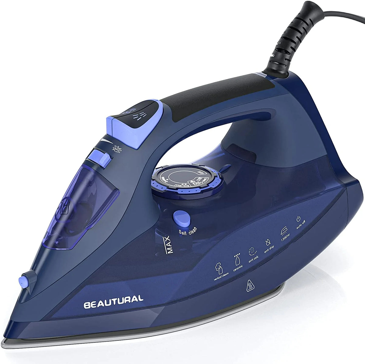 Steam Iron with Thermostat Dial, Self-Cleaning J632181