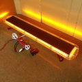 Black Aluminium 53" 108 LED Emergency Warning LightBar J7128