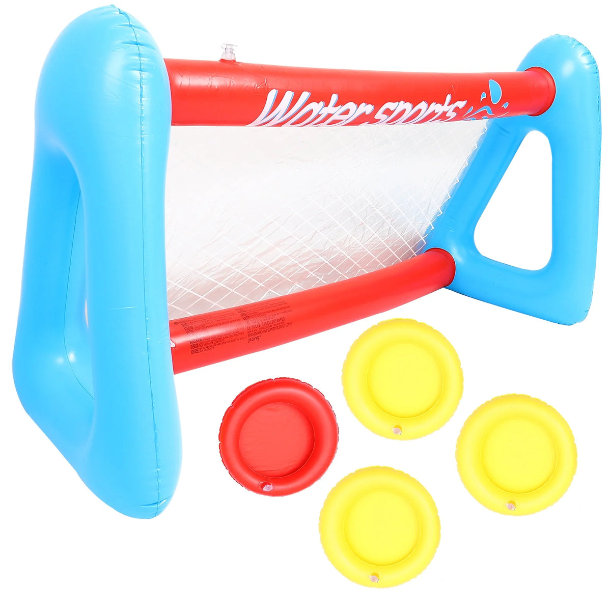 Inflatable Pool Float Set with Volleyball Net and Volleyballs E237918