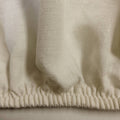 100% Linen Fitted Sheet Ivory Full Size T943258