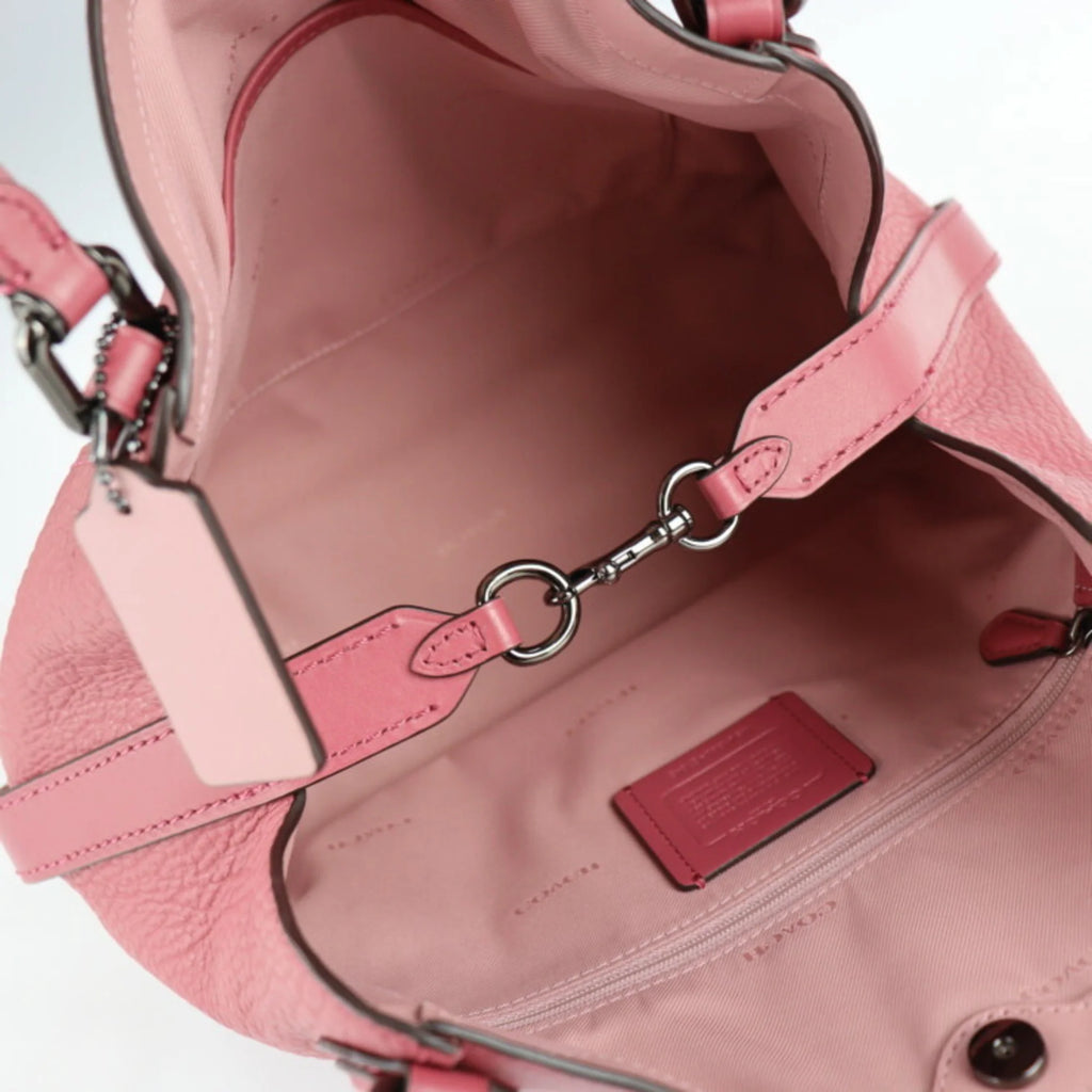 Pink Leather 2WAY Shoulder Bag A1738