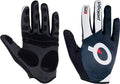 Black with White Logo Full Finger Cycling Glove O639