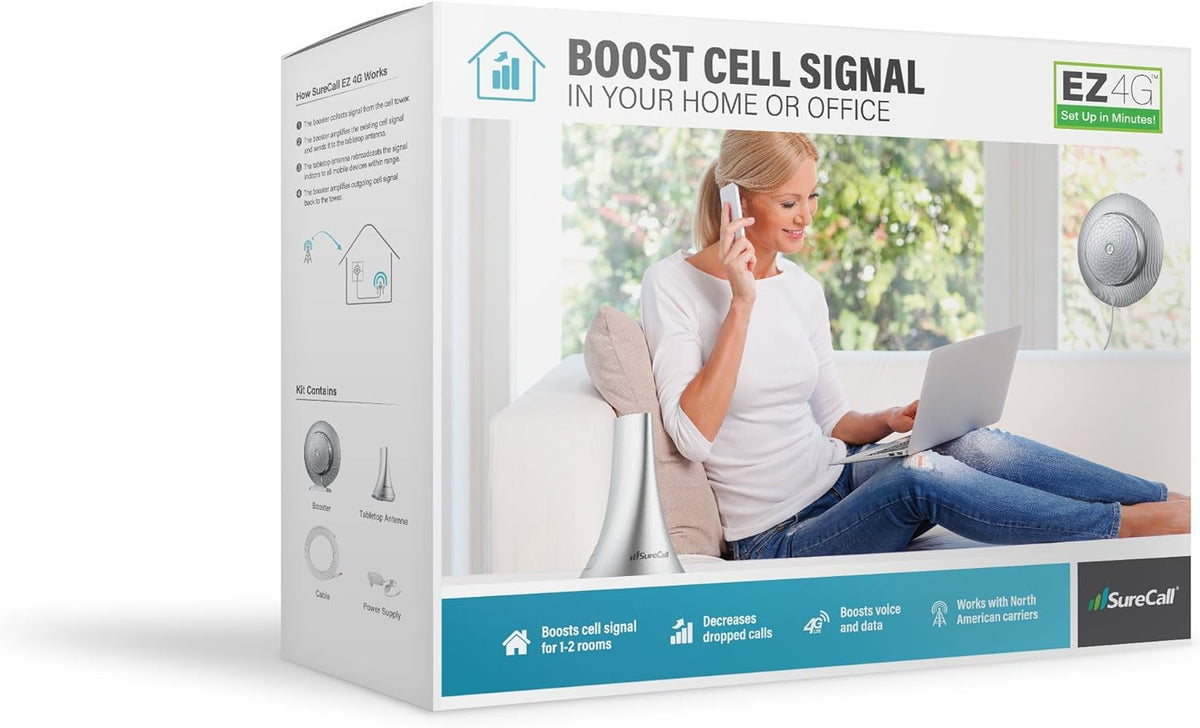Cell Phone Signal Booster Kit for All Carriers 3G/4G LTE M10965