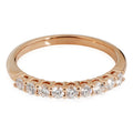 18k Rose Gold Diamond Wedding Band Q288
