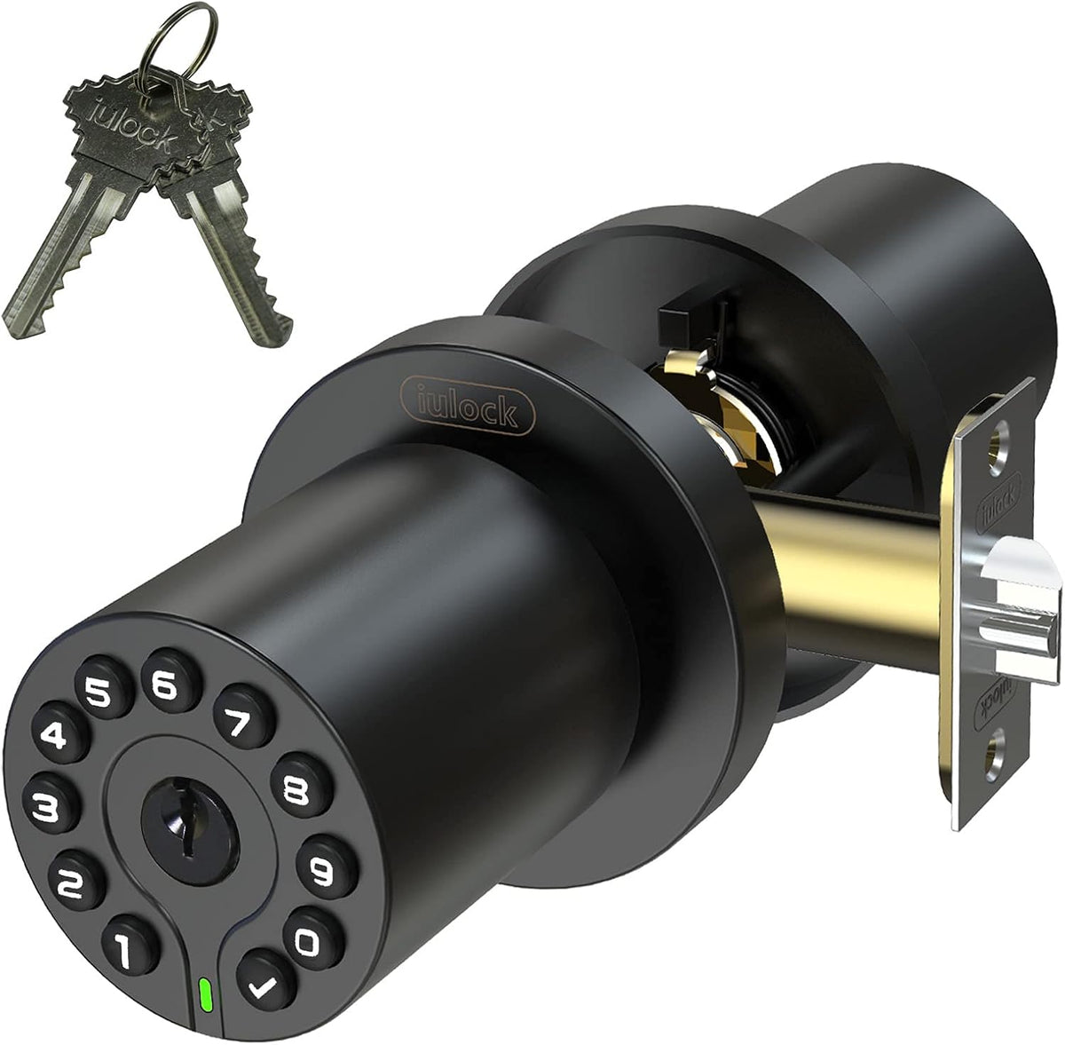 Code Door Lock with Keypad and Key, Pack of 2 Y991030