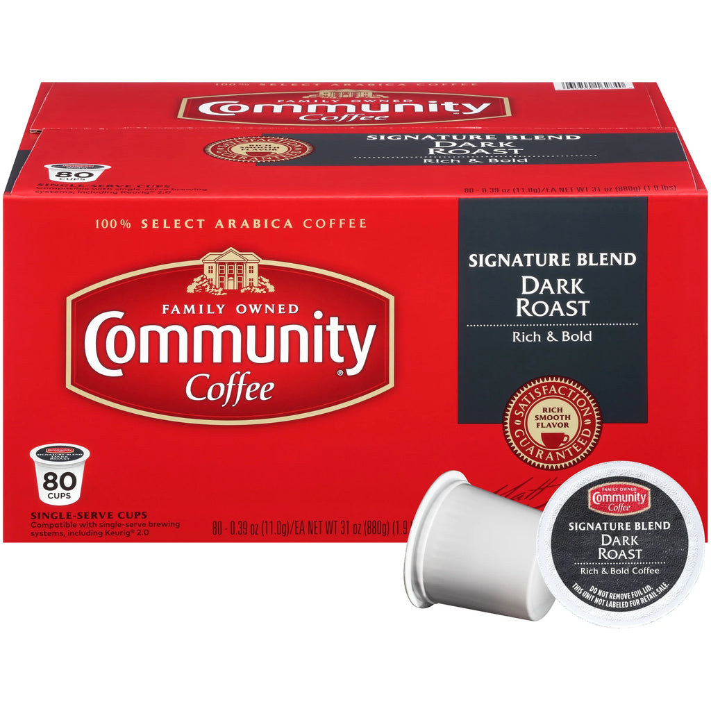 Dark Roast Coffee Single-Serve Cups 80 ct Box C4473