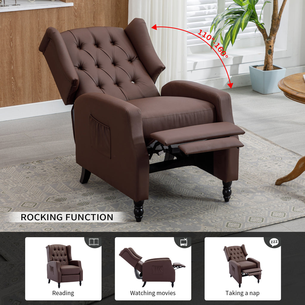 Tiger Chair Single Sofa High Back Fabric I3860
