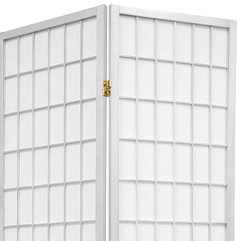 White 8 Panel Shoji Screen V73655