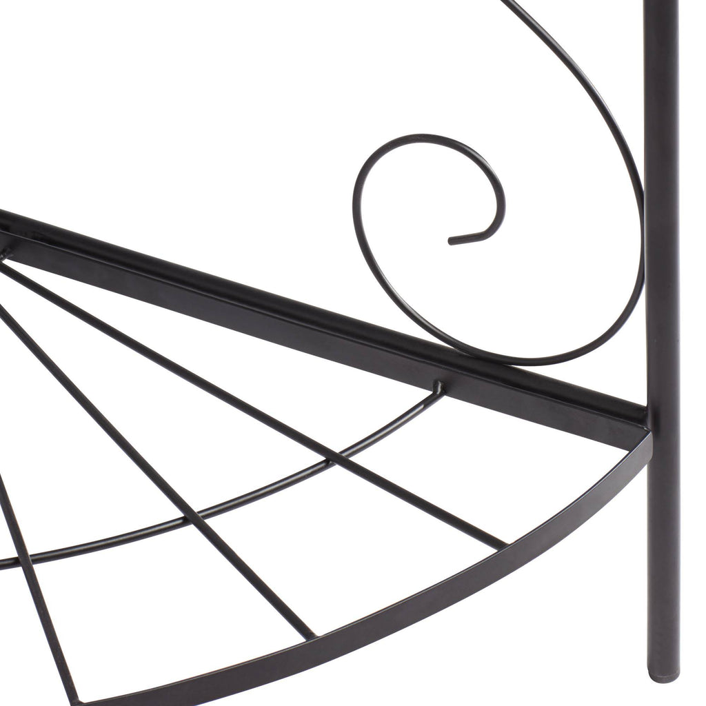 Black Iron Three Shelf Plant Stand W93753