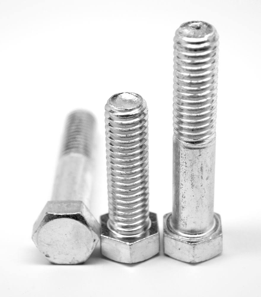7/8x22-14 x 3x22 Fine Thread Grade 5 Hex Cap Screw Medium Carbon Steel Zinc Plated C730377