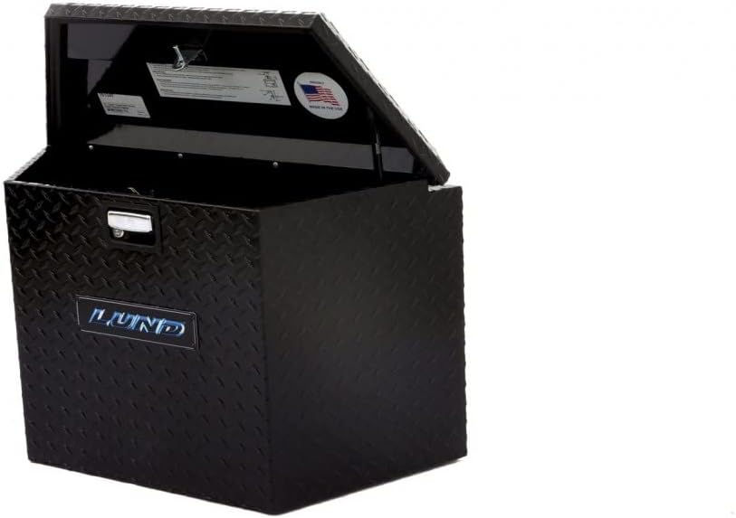 Trailer Tongue Storage Box Aluminum Black D5045