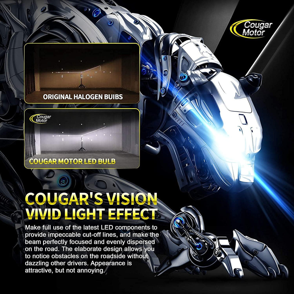 9006 LED Bulb 20000LM HB4 6500K Cool White Conversion Kit Pack of 2 G1910