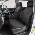 Charcoal Black Front Seat Cover for Bucket Seats with Adjustable Headrest D872