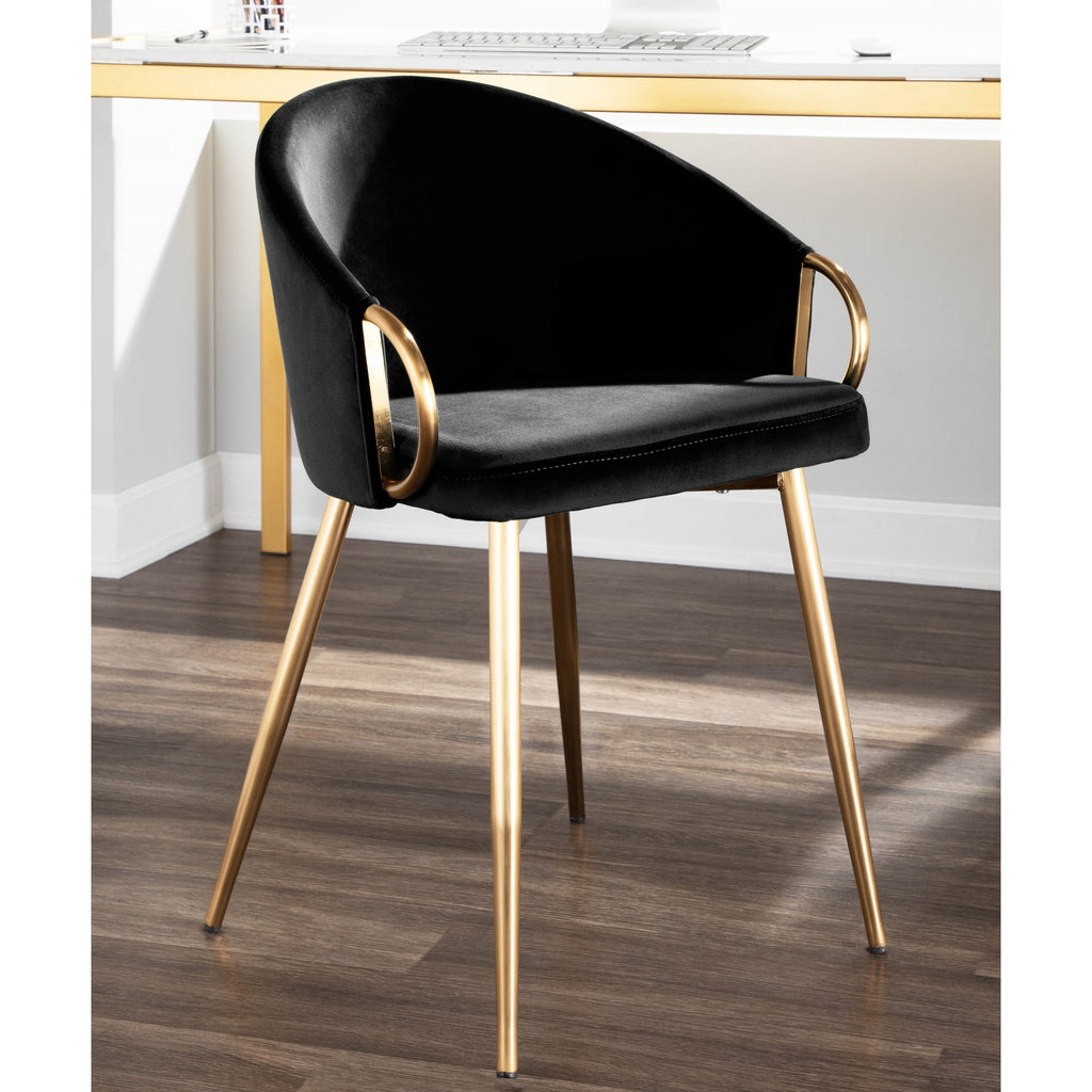 Light Blue Velvet Upholstered Chair I588323