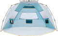 4 Person Instant Beach Tent UPF 50+ Sun Shelter N250