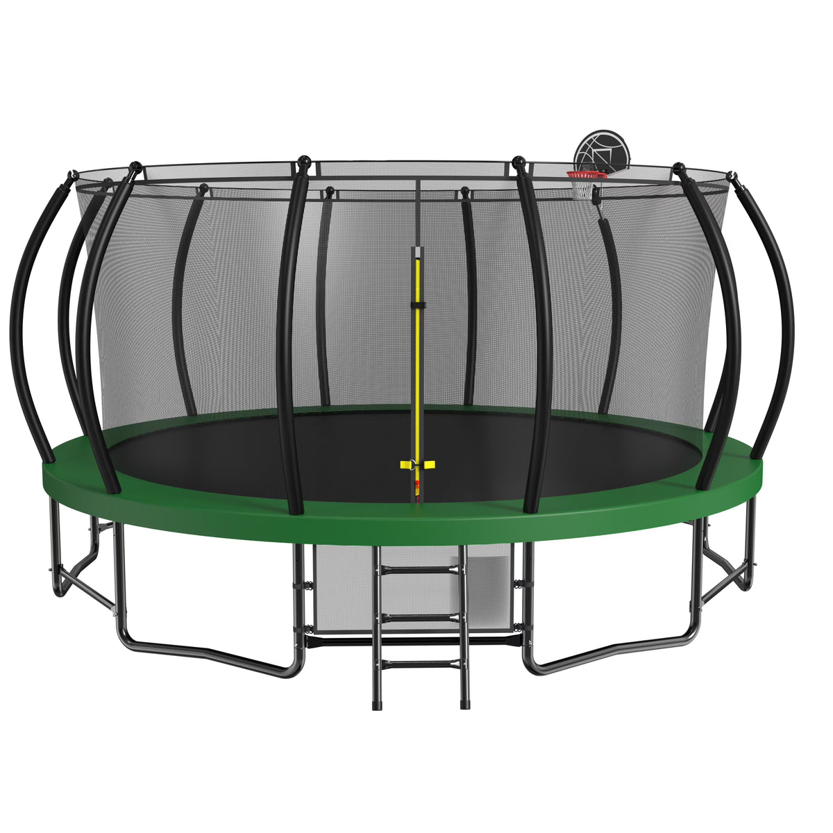 15FT Trampoline with Basketball Hoop and Ladder I4628