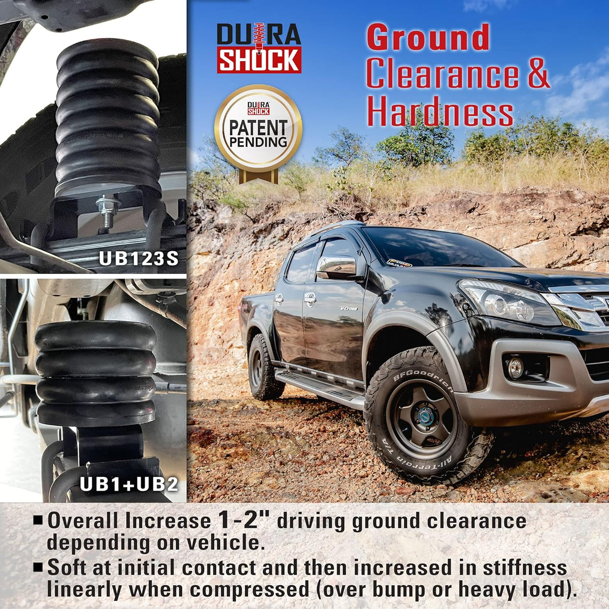7" Universal Rubber Bump Stop for Truck and RV Suspension Y8856