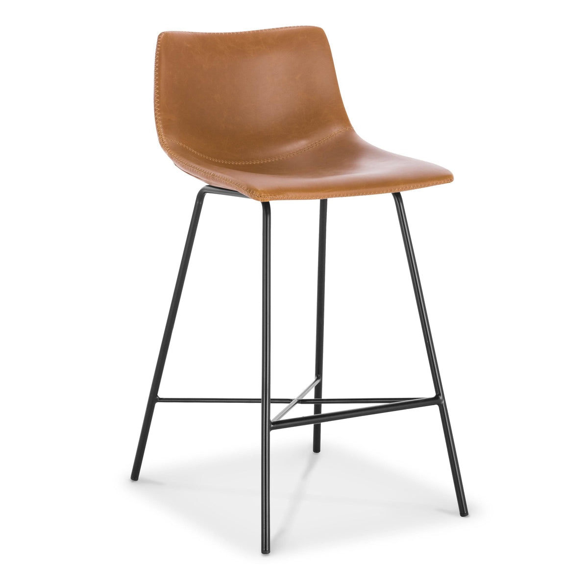 Brown Poly & Bark Counter Stool Set of 3 C72267