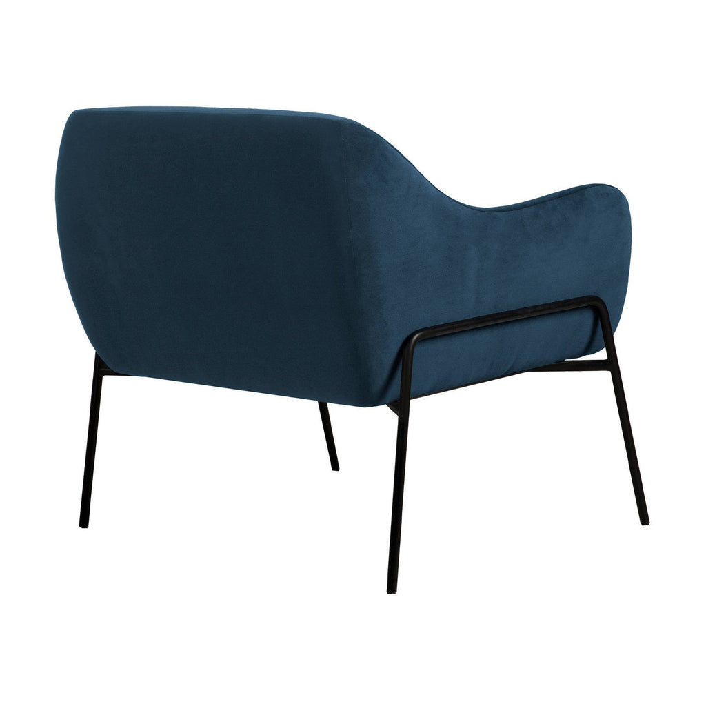 Blue Velvet Accent Chair S43361