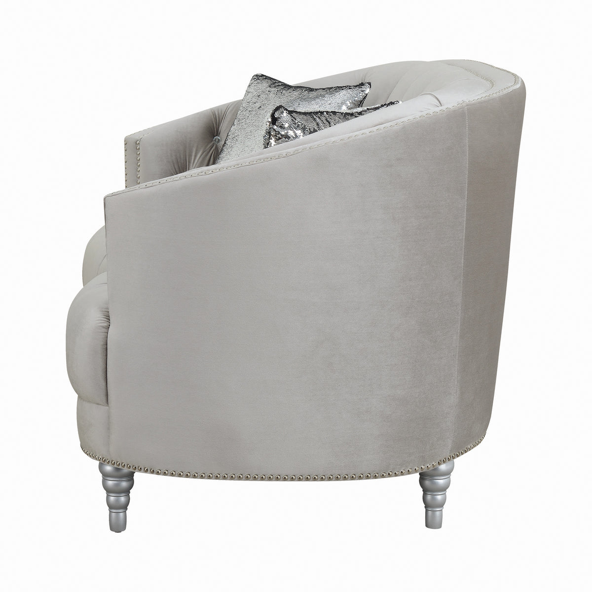 Grey Tufted Sofa H55464