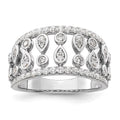14k White Gold Lab Grown Diamond Ring T7528