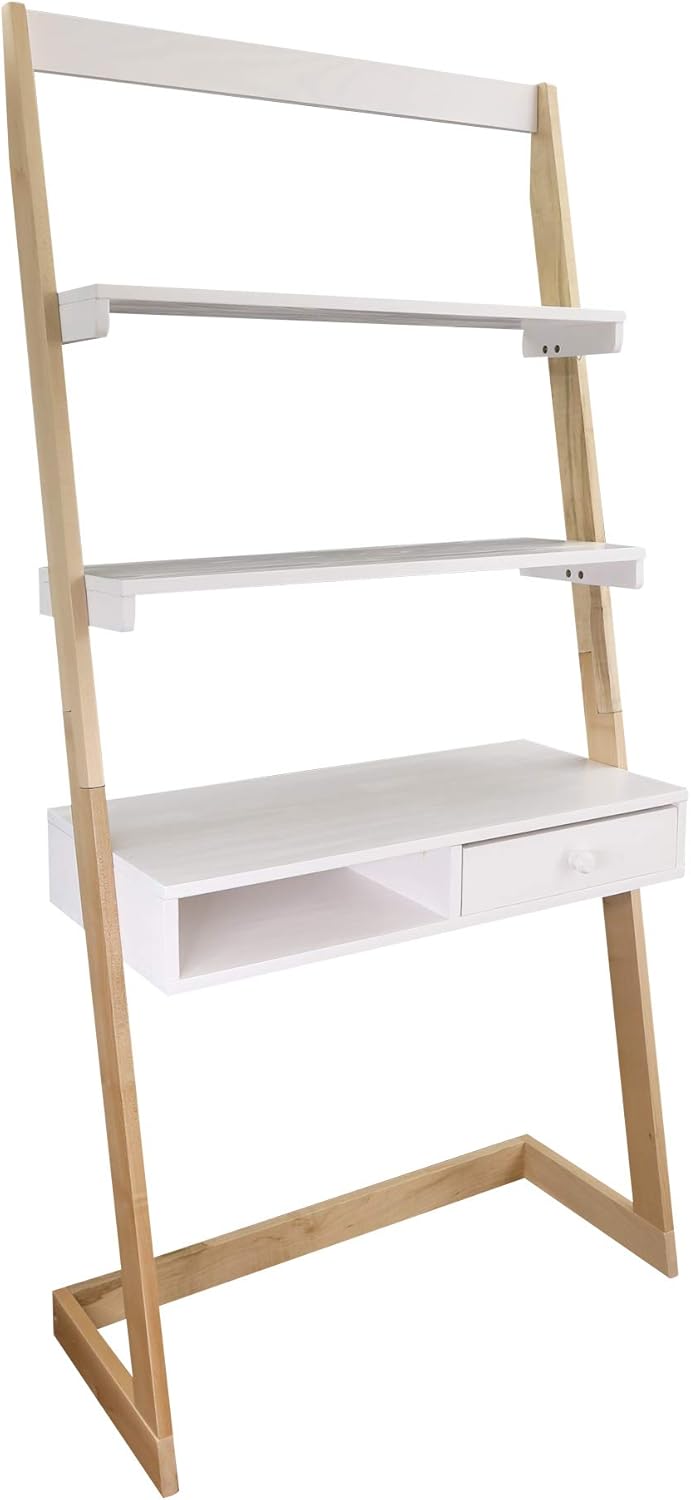 Freestanding Ladder Desk With Drawer V38255