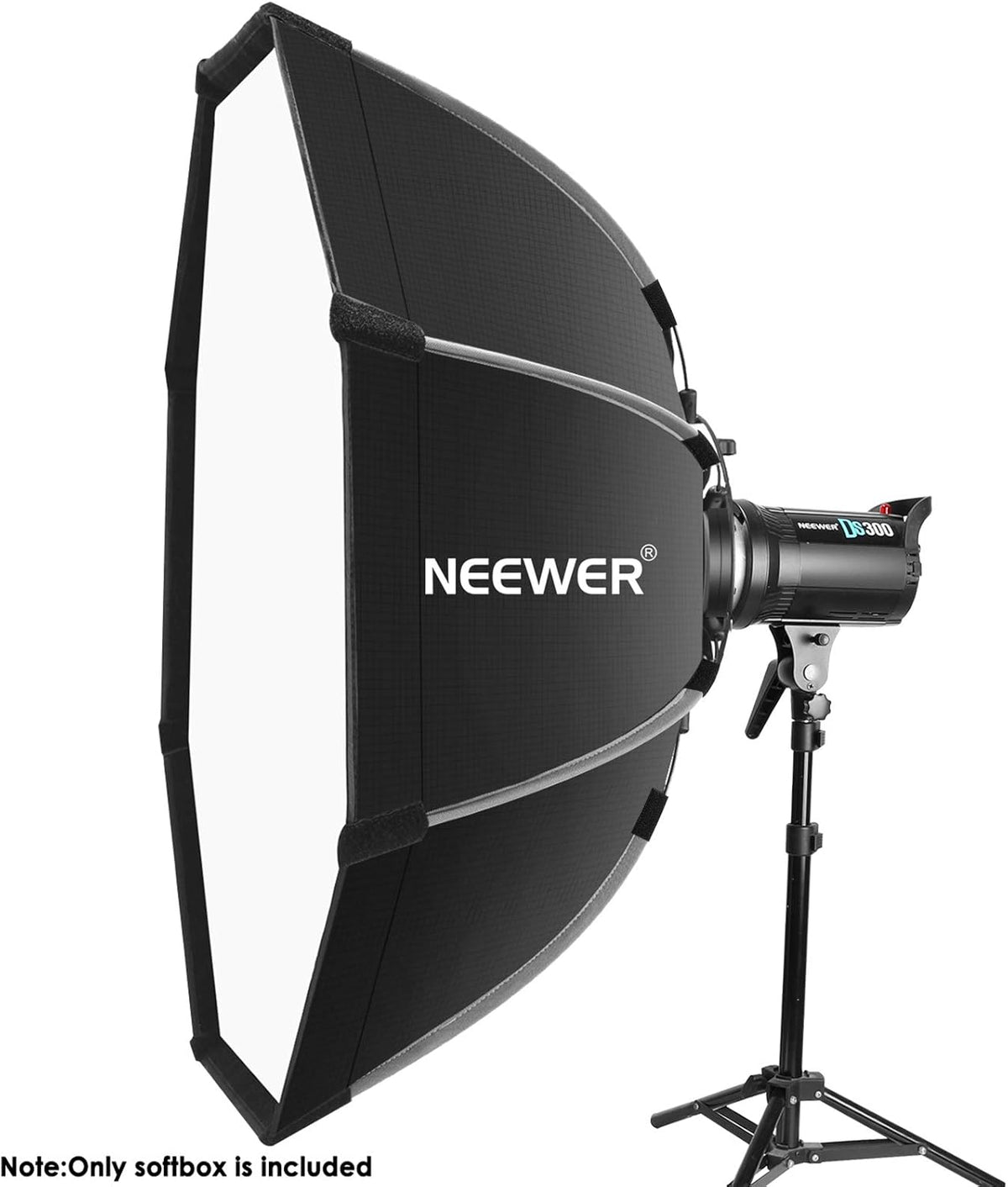 35.4 inches Foldable Octagonal Softbox with Bowens Mount Speedring, Carrying Case N6478
