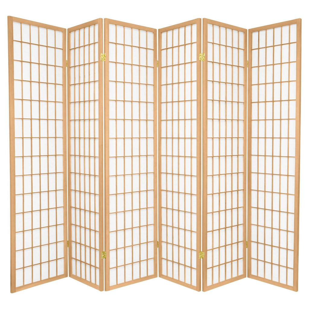 6 ft Tall 6 Panel Shoji Screen R396