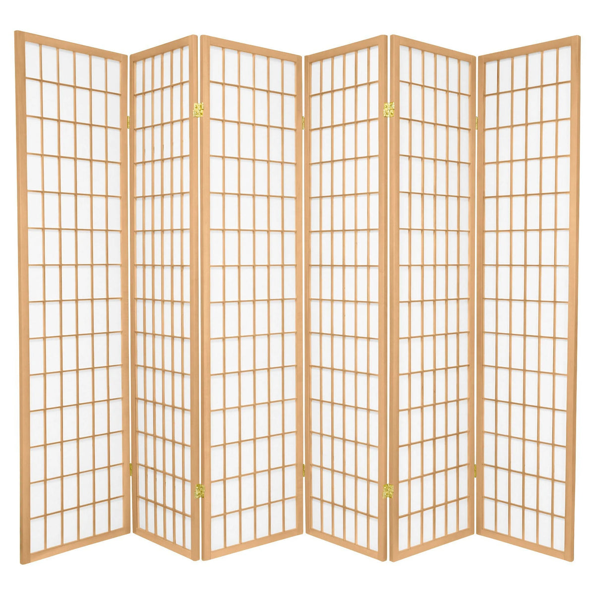 6 ft Tall 6 Panel Shoji Screen R396
