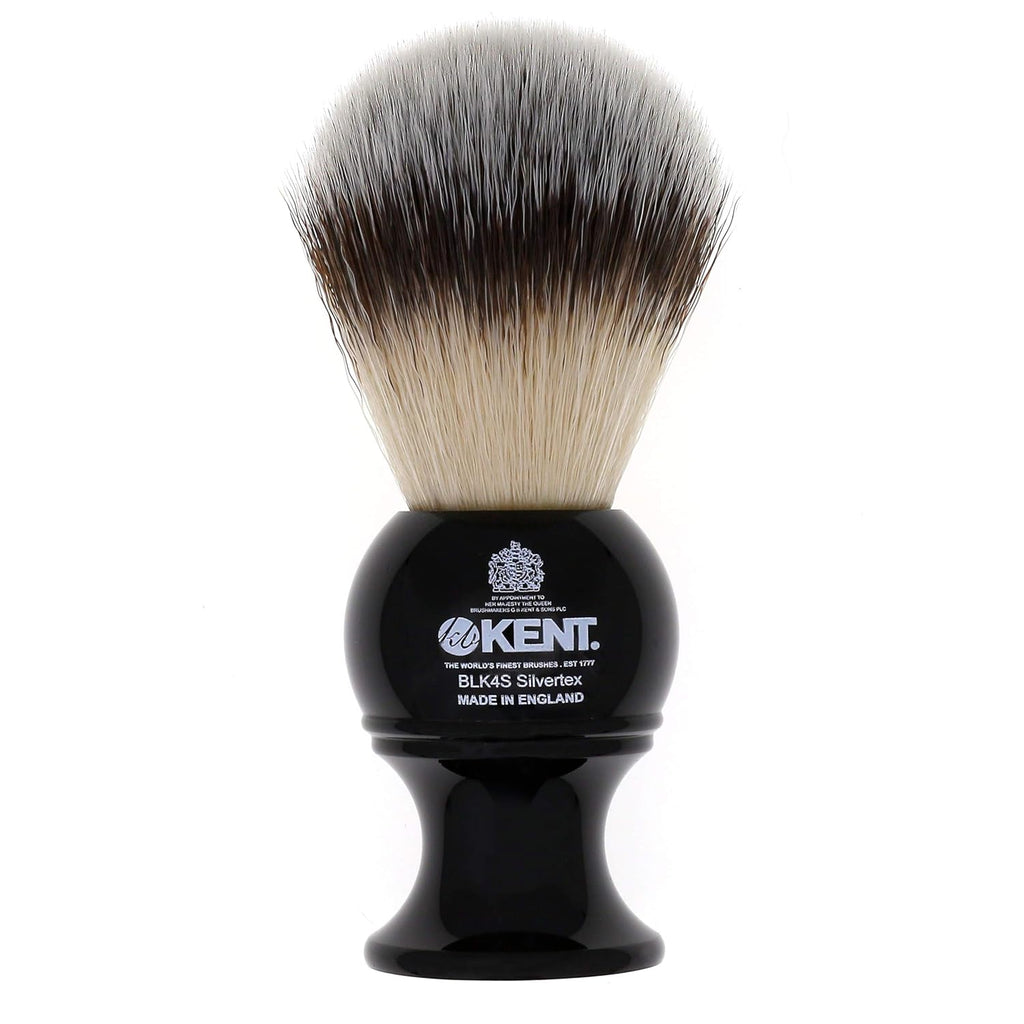 Traditional Small Travel Shaving Brush with Badger Bristles and Mock Ivory Base M9738