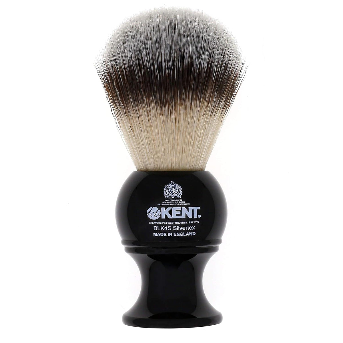 Traditional Small Travel Shaving Brush with Badger Bristles and Mock Ivory Base M9738