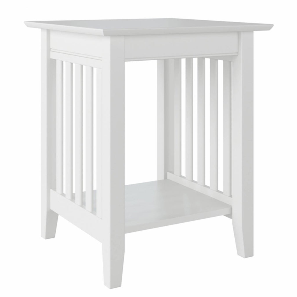 White Mission Printer Stand G87032
