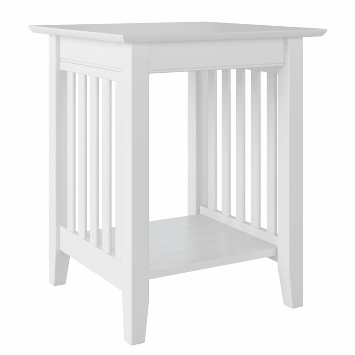 White Mission Printer Stand G87032