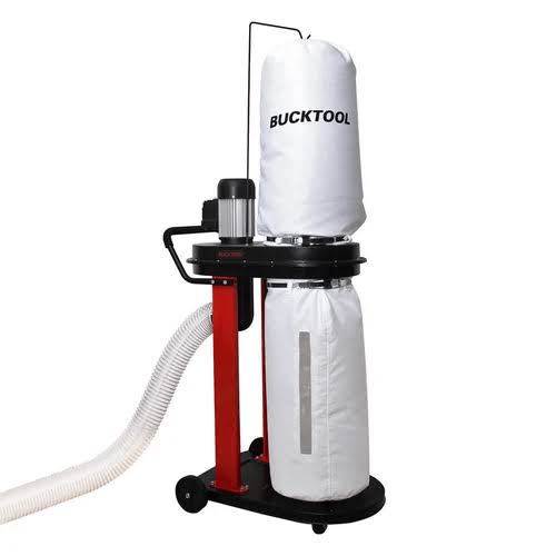 1.2 HP Auto Start 750CFM Dust Collector with 3 Dust Collection Bag 5.4 Cubic Bag Capacity 5 Pcs Reducer S86604
