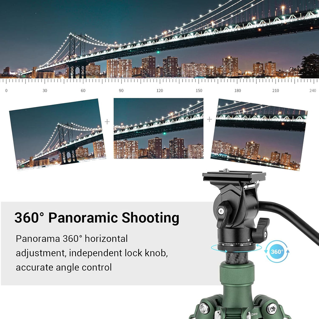 Fluid Head Pan Tilt Head with Quick Release Plate for Compact Video Cameras and DSLR Cameras, Pack of 2 O840236