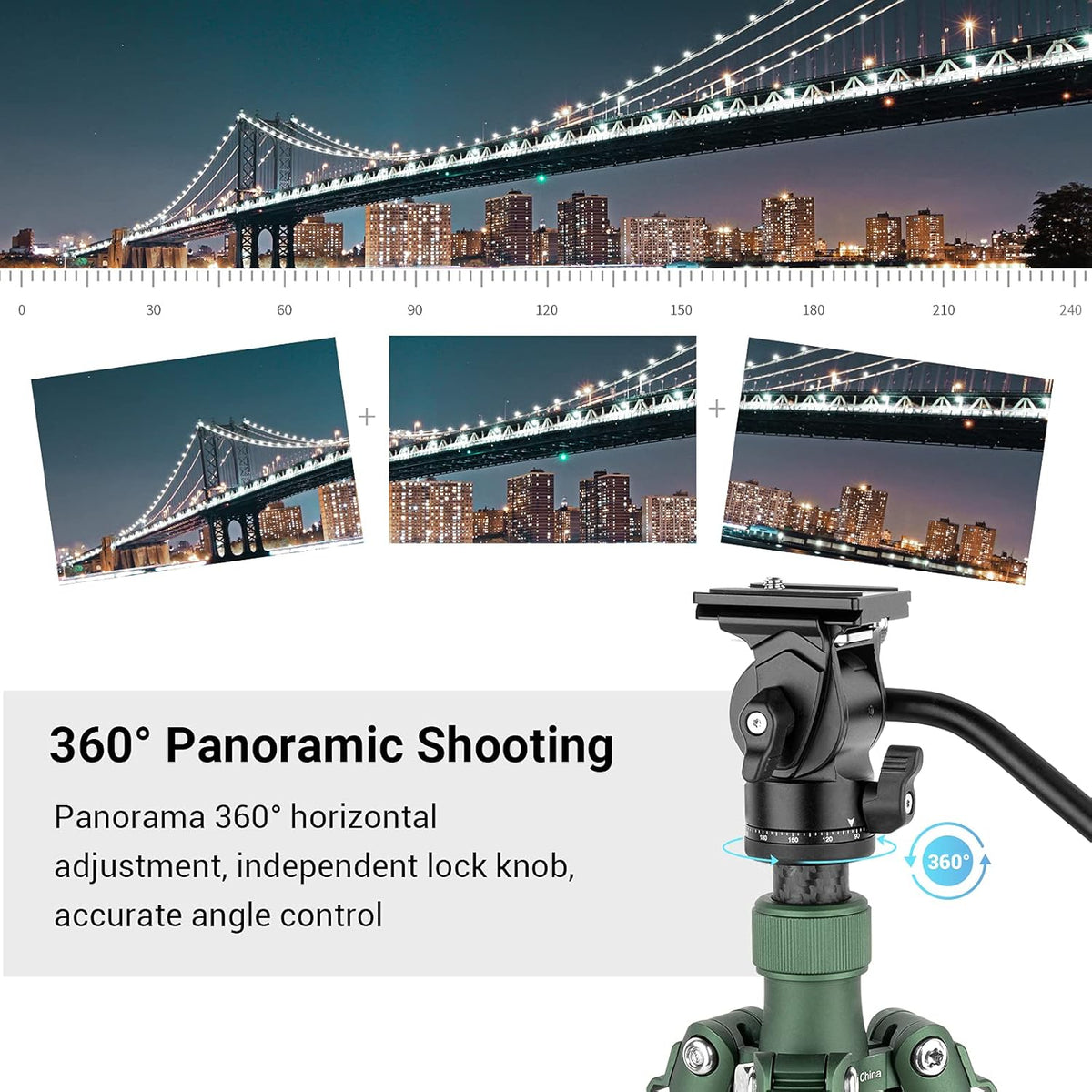 Fluid Head Pan Tilt Head with Quick Release Plate for Compact Video Cameras and DSLR Cameras, Pack of 2 O840236