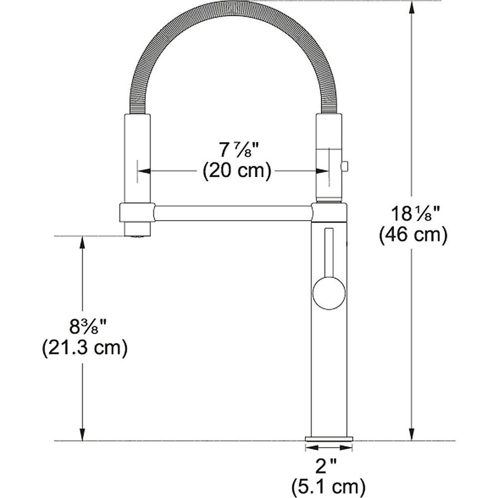 Polished Chrome Kitchen Faucet V780229