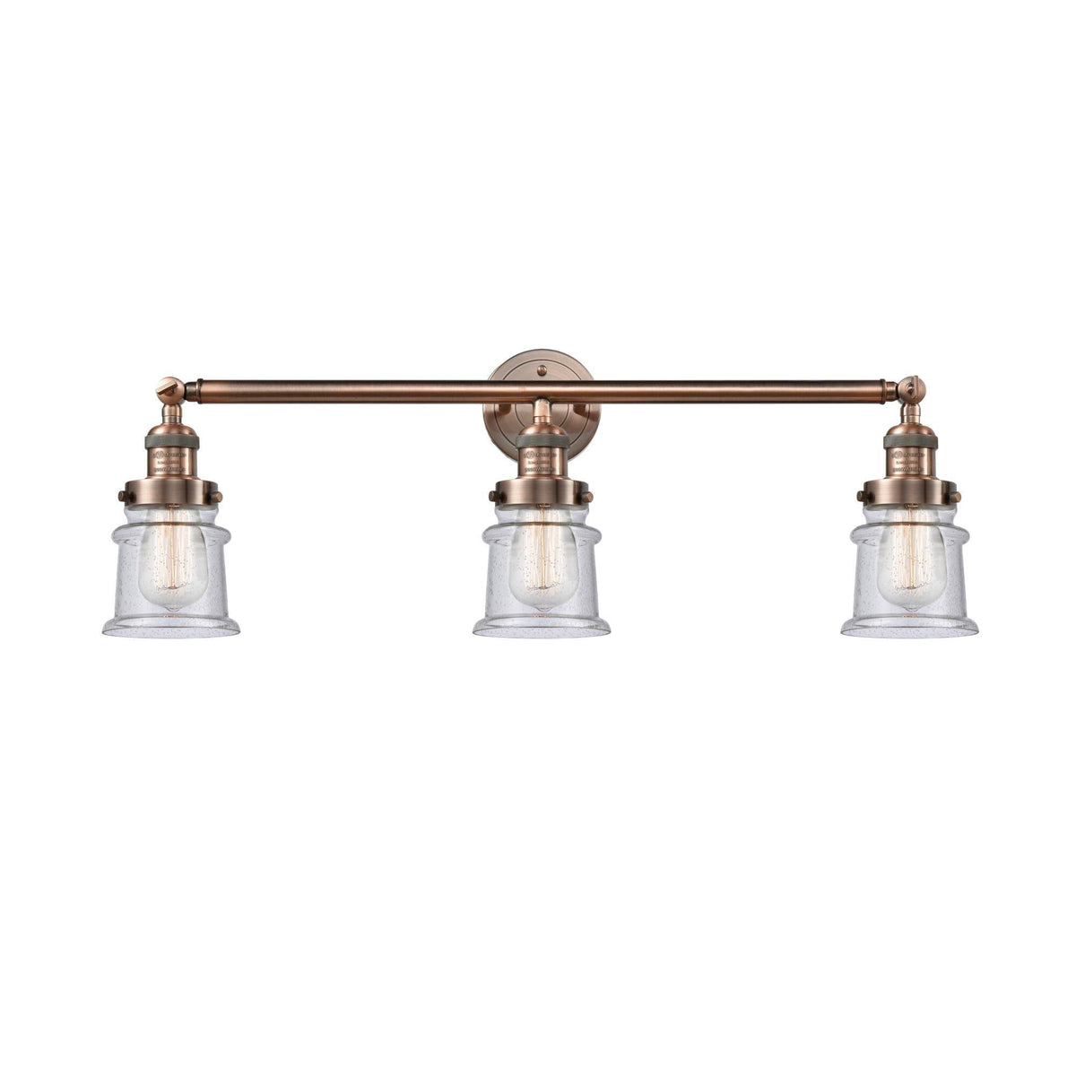 Antique Copper 3 Light Bath Vanity Light L15981