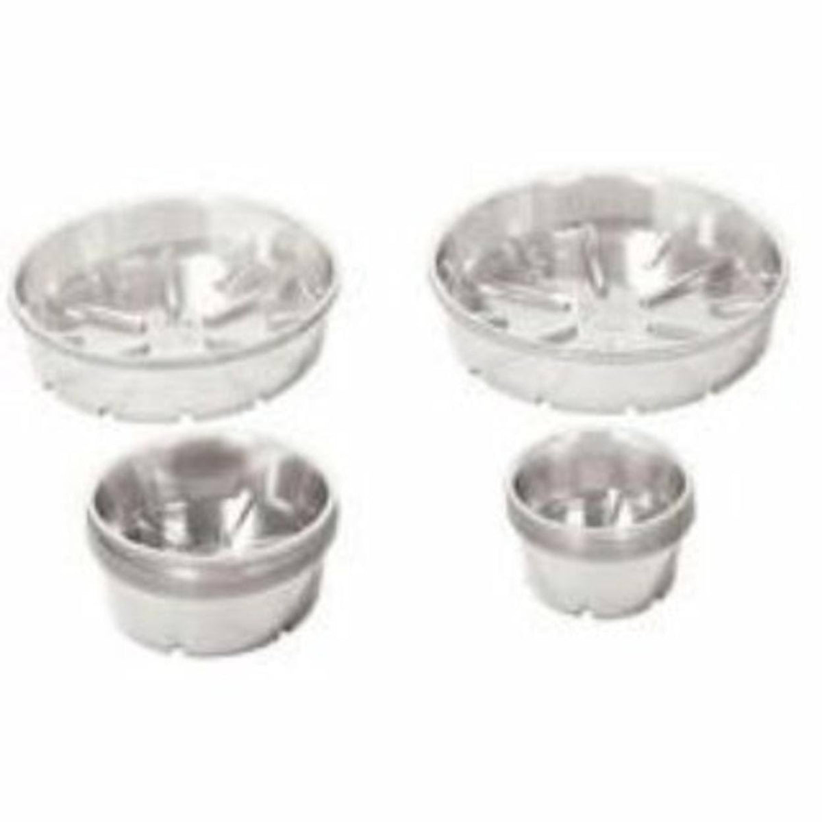 Heavy Duty Clear Plastic Saucer 14 inch K76550