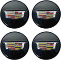 Illuminated Wheel Center Cap, 4pcs, 67mm, Black Logo A81905