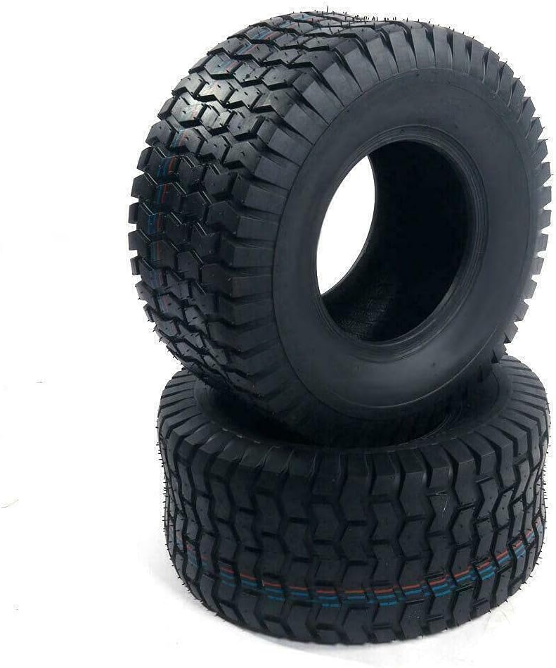 2Pcs 18 x 6.50-8 Tubeless Lawn Mower Tire E81996