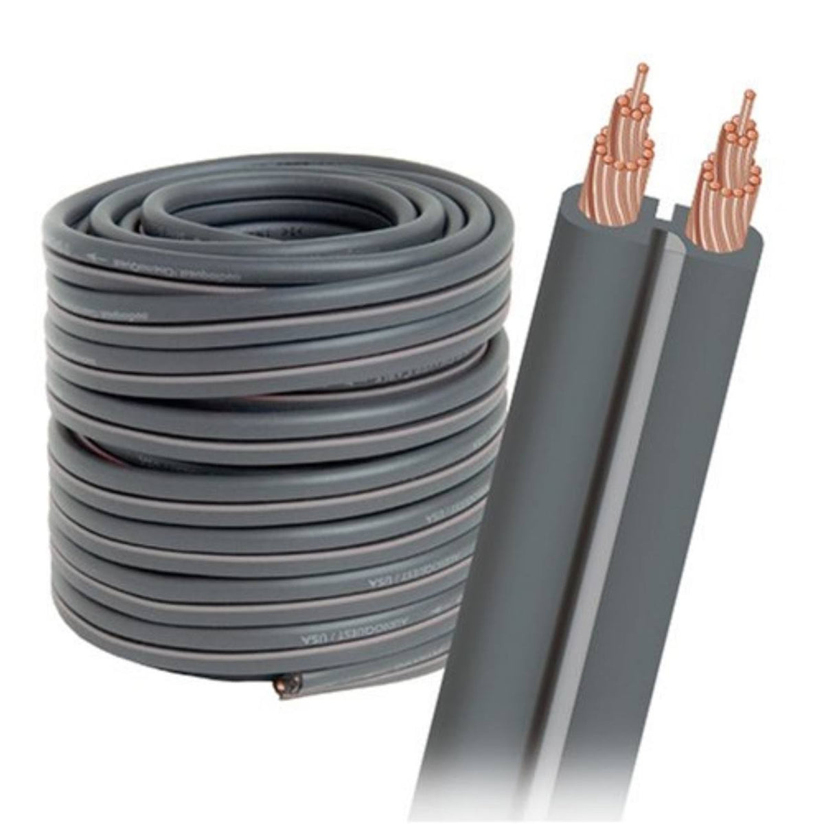 16 AWG 50' Gray Speaker Cable T9617