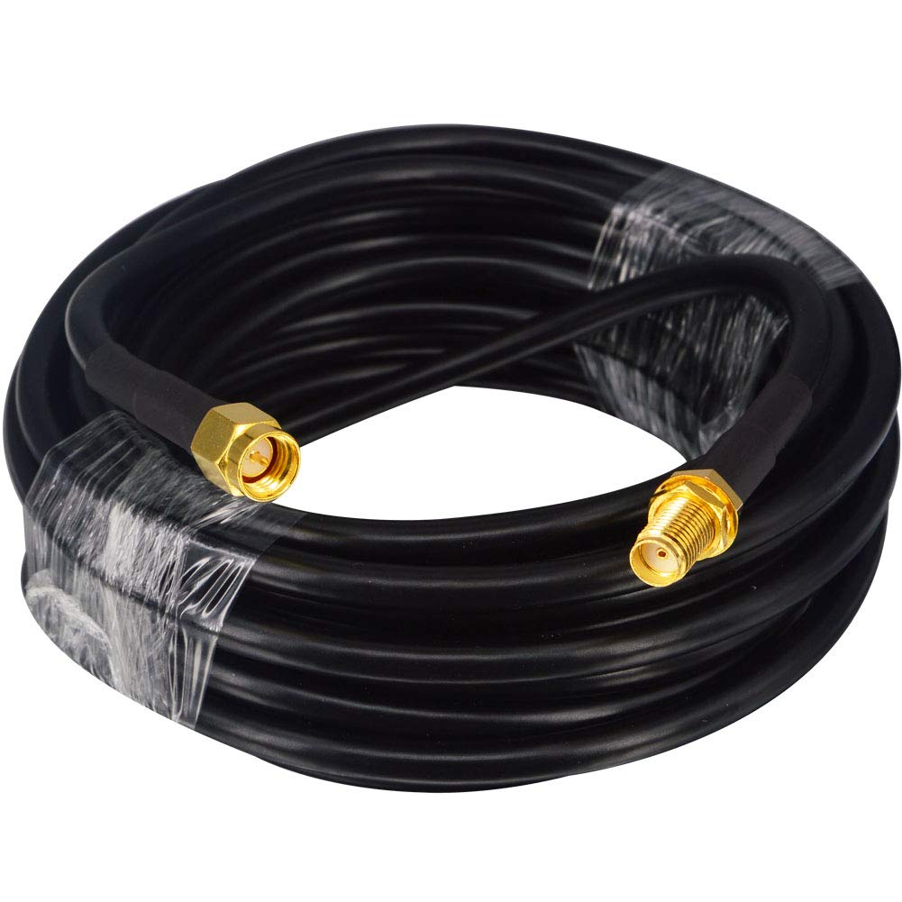 32.8 Ft RG58 SMA Male to SMA Female Antenna Extension Cable L303